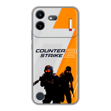Силиконовый чехол на Nothing Phone (4b) с принтом Counter Strike