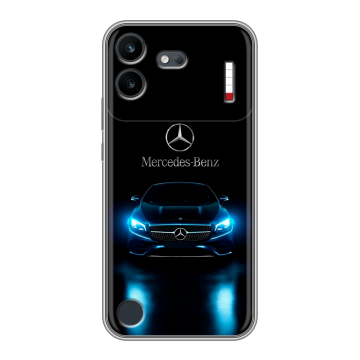 Силиконовый чехол на Nothing Phone (4b) с принтом Mercedes Мерседес