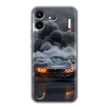 Силиконовый чехол на Nothing Phone (4b) с принтом BMW БМВ Силиконовый чехол на Nothing Phone (4b) с принтом BMW БМВ