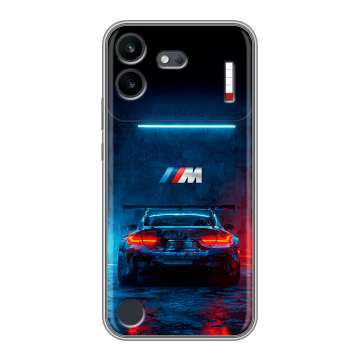 Силиконовый чехол на Nothing Phone (4b) с принтом BMW БМВ