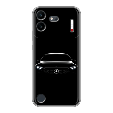 Силиконовый чехол на Nothing Phone (4b) с принтом Mercedes Мерседес