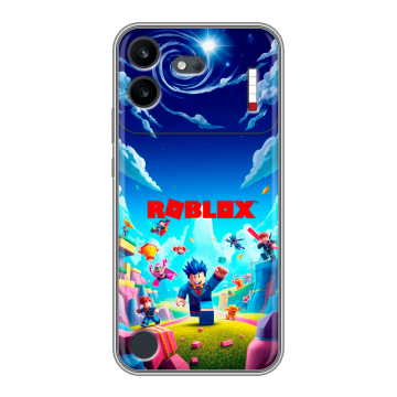 Силиконовый чехол на Nothing Phone (4b) с принтом Roblox Роблокс Силиконовый чехол на Nothing Phone (4b) с принтом Roblox Роблокс