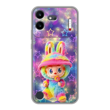 Силиконовый чехол на Nothing Phone (4b) с принтом Labubu Лабубу