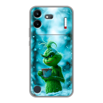 Силиконовый чехол на Nothing Phone (4b) с принтом Новый год гринч Силиконовый чехол на Nothing Phone (4b) с принтом Новый год гринч