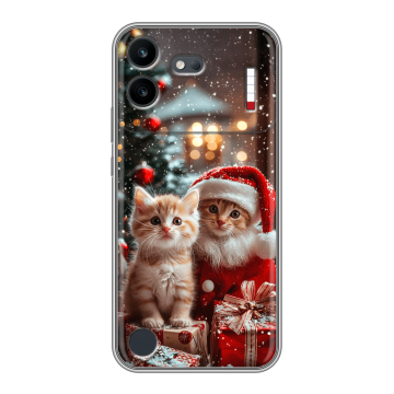 Силиконовый чехол на Nothing Phone (4b) с принтом Новый год Силиконовый чехол на Nothing Phone (4b) с принтом Новый год