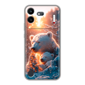 Силиконовый чехол на Nothing Phone (4b) с принтом Новый год Силиконовый чехол на Nothing Phone (4b) с принтом Новый год