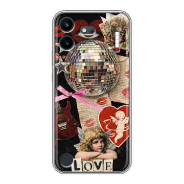 Силиконовый чехол на Nothing Phone (4b) с принтом для девочек Силиконовый чехол на Nothing Phone (4b) с принтом для девочек