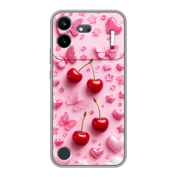 Силиконовый чехол на Nothing Phone (4b) с принтом для девочек