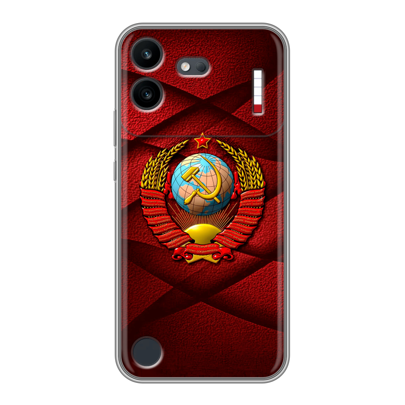 Силиконовый чехол на Nothing Phone (4b) с принтом Герб СССР Силиконовый чехол на Nothing Phone (4b) с принтом Герб СССР