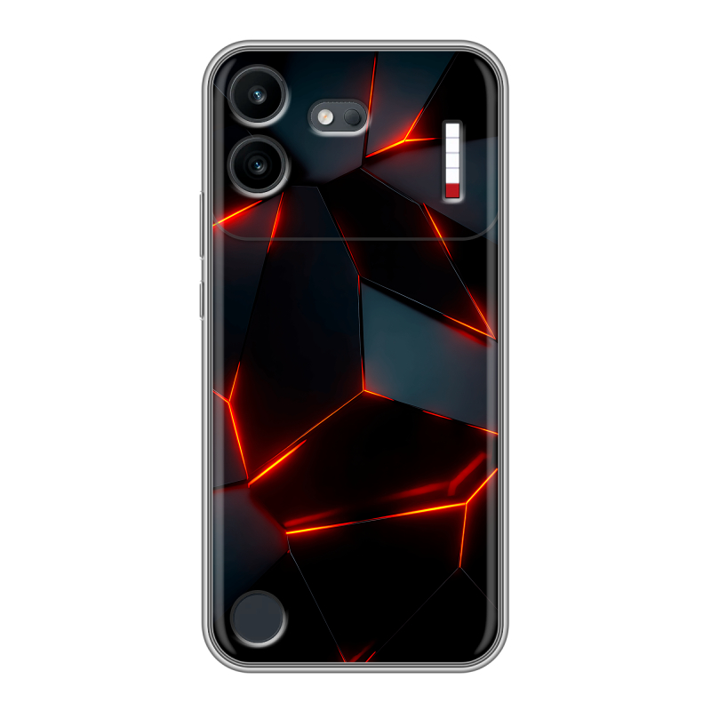 Силиконовый чехол на Nothing Phone (4b) с принтом Яркие абстракции Силиконовый чехол на Nothing Phone (4b) с принтом Яркие абстракции