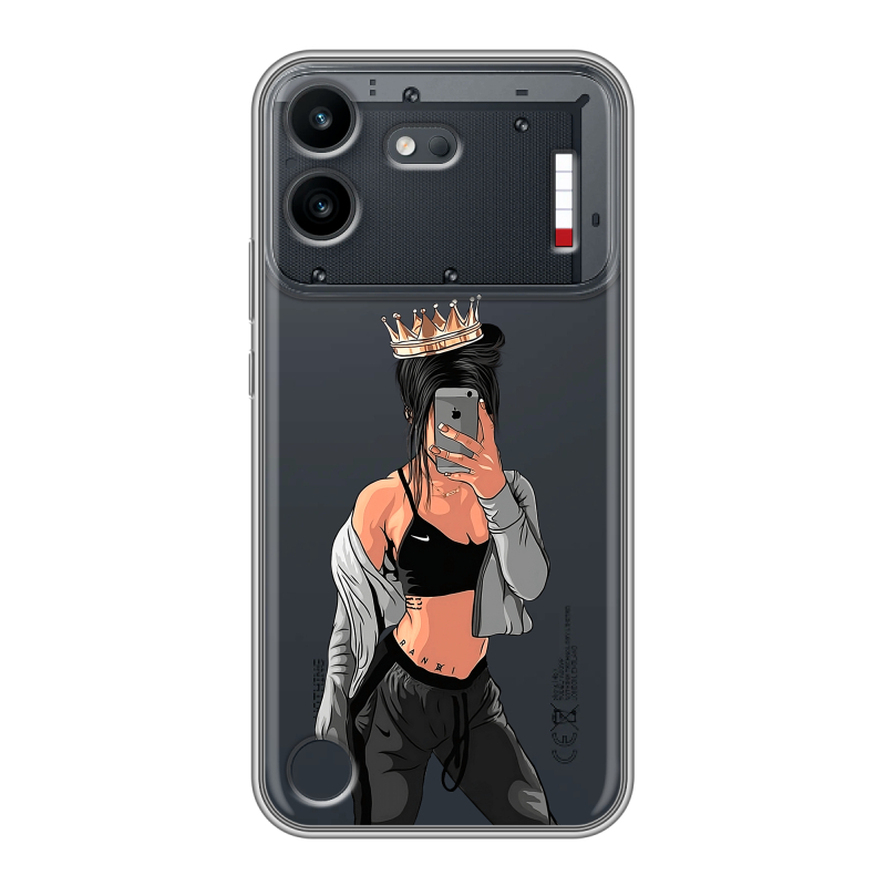 Силиконовый чехол на Nothing Phone (4b) с принтом Женские принты Силиконовый чехол на Nothing Phone (4b) с принтом Женские принты