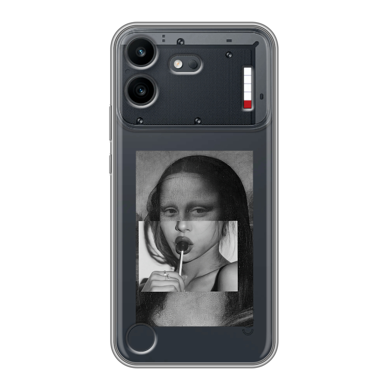 Силиконовый чехол на Nothing Phone (4b) с принтом Мона Лиза Силиконовый чехол на Nothing Phone (4b) с принтом Мона Лиза