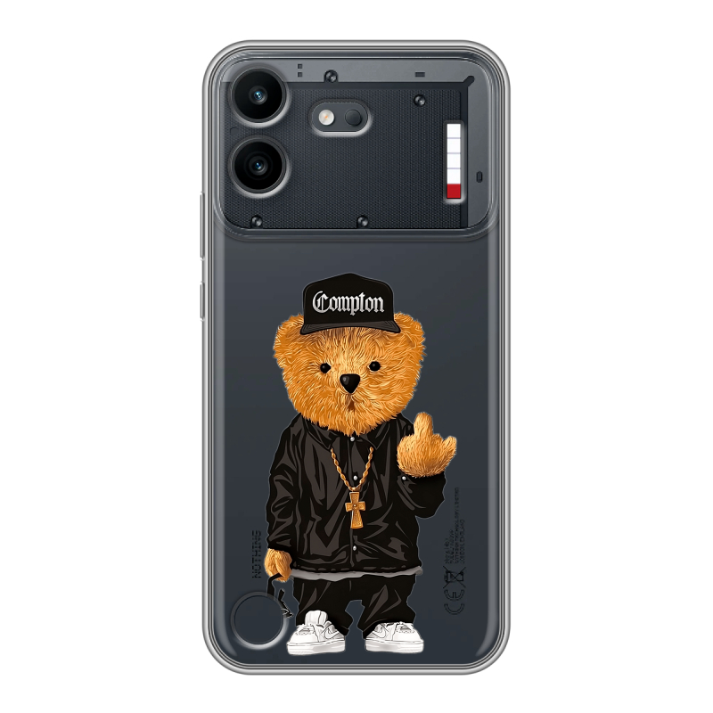 Силиконовый чехол на Nothing Phone (4b) с принтом Плюшевый медведь Силиконовый чехол на Nothing Phone (4b) с принтом Плюшевый медведь