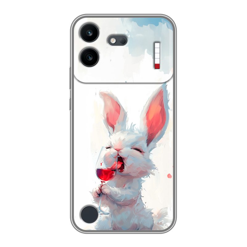Силиконовый чехол на Nothing Phone (4b) с принтом кролик зайчик Силиконовый чехол на Nothing Phone (4b) с принтом кролик зайчик