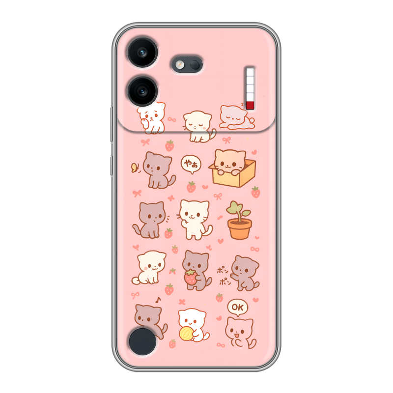 Силиконовый чехол на Nothing Phone (4b) с принтом Hello Kitty Хелоу Кити Силиконовый чехол на Nothing Phone (4b) с принтом Hello Kitty Хелоу Кити