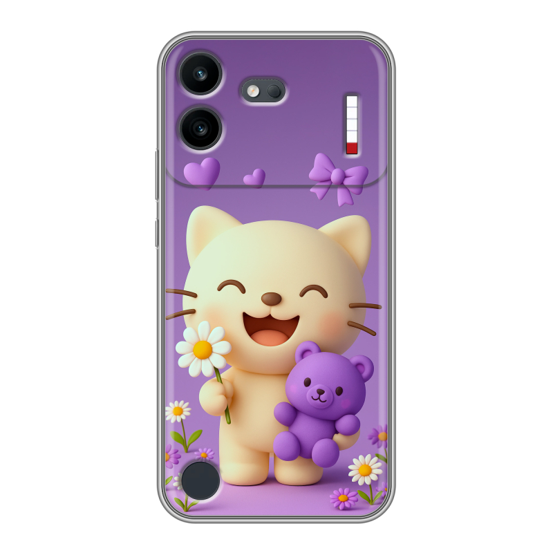 Силиконовый чехол на Nothing Phone (4b) с принтом для девочек Силиконовый чехол на Nothing Phone (4b) с принтом для девочек