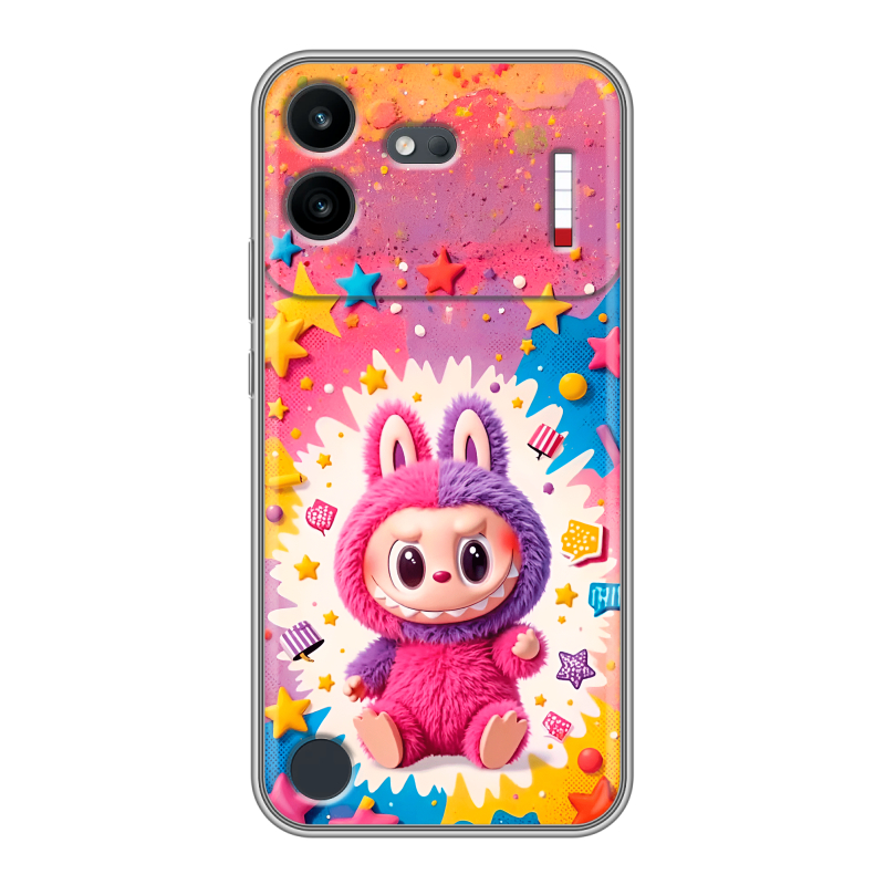 Силиконовый чехол на Nothing Phone (4b) с принтом Labubu Лабубу Силиконовый чехол на Nothing Phone (4b) с принтом Labubu Лабубу