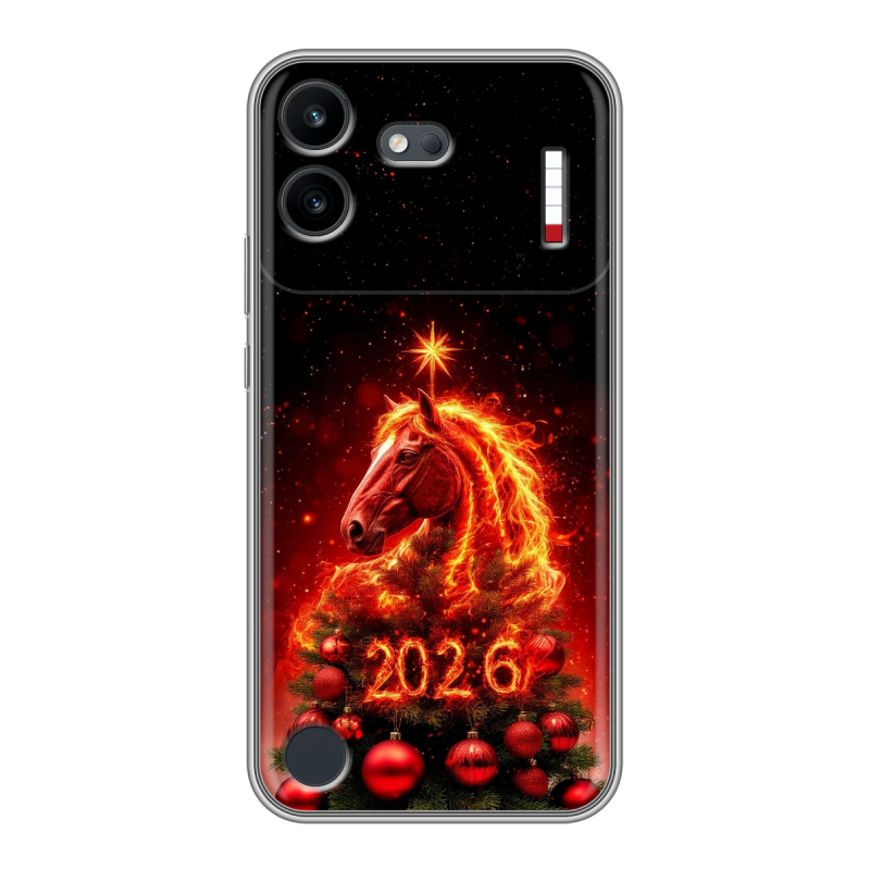 Силиконовый чехол на Nothing Phone (4b) с принтом Новый год Силиконовый чехол на Nothing Phone (4b) с принтом Новый год