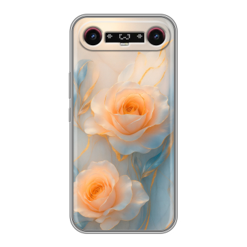 Силиконовый чехол на Tecno Camon Slim с принтом Женский