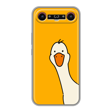 Силиконовый чехол на Tecno Camon Slim с принтом Утка