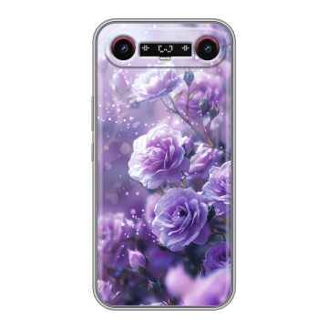 Силиконовый чехол на Tecno Camon Slim с принтом Розы цветы Силиконовый чехол на Tecno Camon Slim с принтом Розы цветы