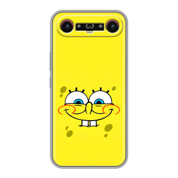 Силиконовый чехол на Tecno Camon Slim с принтом спанчбоб спанч боб Силиконовый чехол на Tecno Camon Slim с принтом спанчбоб спанч боб