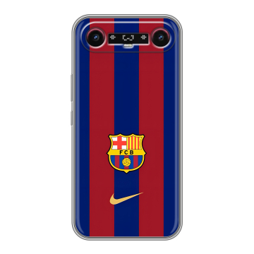 Силиконовый чехол на Tecno Camon Slim с принтом Барселона Barcelona