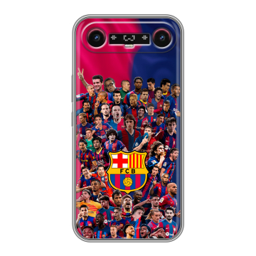 Силиконовый чехол на Tecno Camon Slim с принтом Барселона Barcelona Силиконовый чехол на Tecno Camon Slim с принтом Барселона Barcelona