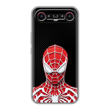 Силиконовый чехол на Tecno Camon Slim с принтом человек паук spiderman
