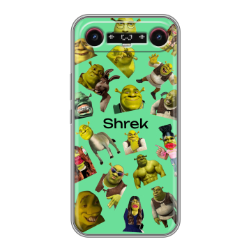 Силиконовый чехол на Tecno Camon Slim с принтом Шрек Shrek