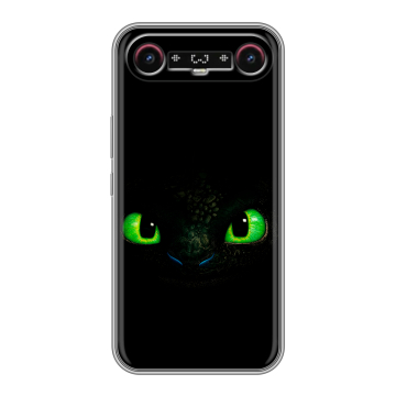 Силиконовый чехол на Tecno Camon Slim с принтом Как приручить дракона