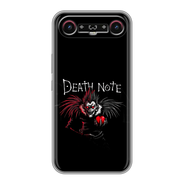 Силиконовый чехол на Tecno Camon Slim с принтом Death note Тетрадь смерти