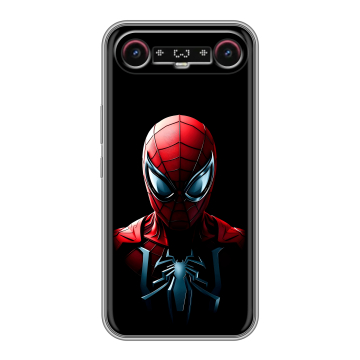 Силиконовый чехол на Tecno Camon Slim с принтом Spiderman Человек паук Силиконовый чехол на Tecno Camon Slim с принтом Spiderman Человек паук