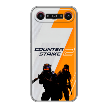 Силиконовый чехол на Tecno Camon Slim с принтом Counter Strike