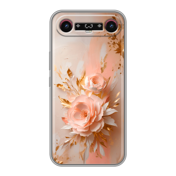 Силиконовый чехол на Tecno Camon Slim с принтом женский