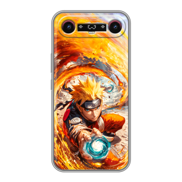 Силиконовый чехол на Tecno Camon Slim с принтом Аниме Наруто Naruto