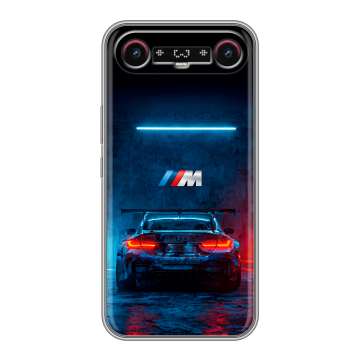 Силиконовый чехол на Tecno Camon Slim с принтом BMW БМВ