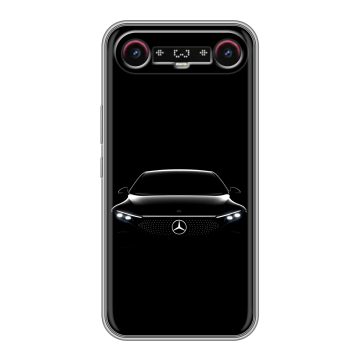 Силиконовый чехол на Tecno Camon Slim с принтом Mercedes Мерседес