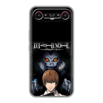 Силиконовый чехол на Tecno Camon Slim с принтом Death note Тетрадь смерти