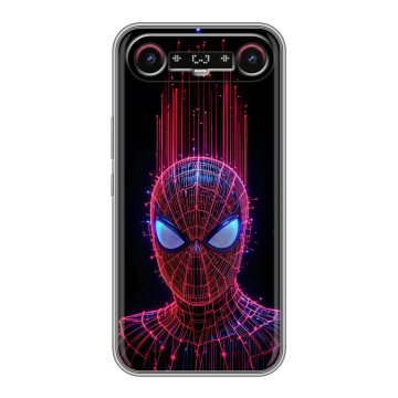 Силиконовый чехол на Tecno Camon Slim с принтом Spiderman Человек паук