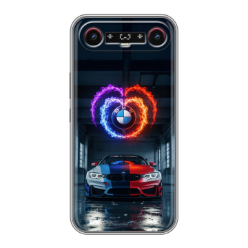 Силиконовый чехол на Tecno Camon Slim с принтом BMW БМВ