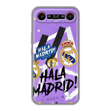 Силиконовый чехол на Tecno Camon Slim с принтом Real Madrid Реал Мадрид