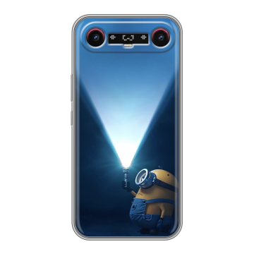 Силиконовый чехол на Tecno Camon Slim с принтом Миньоны