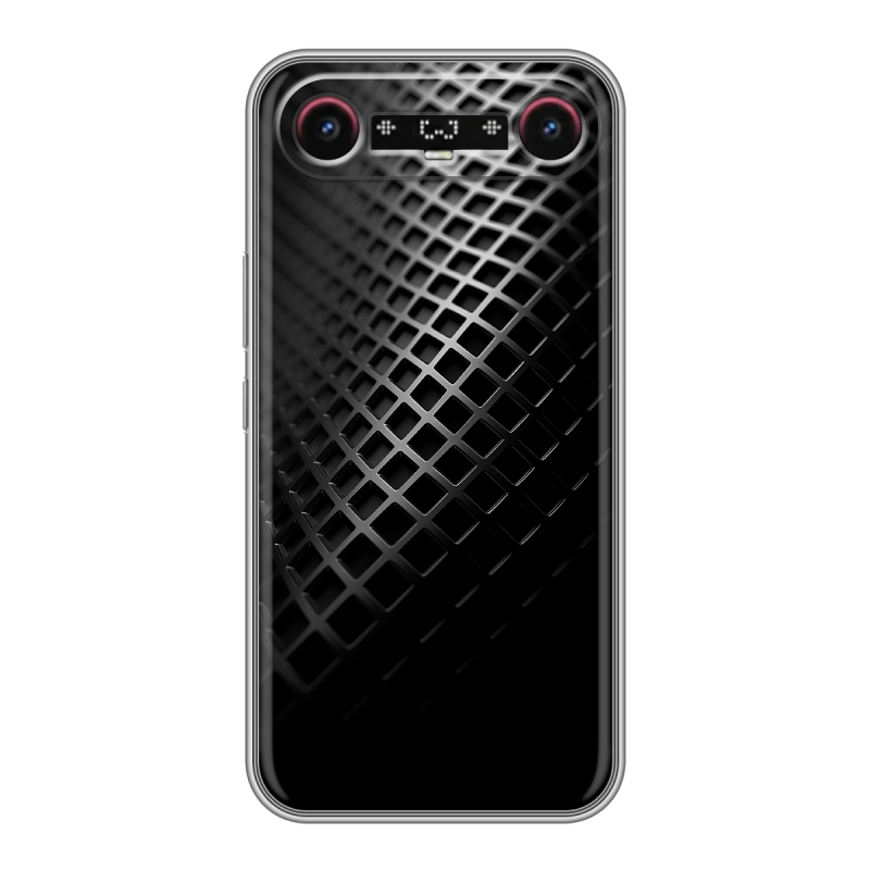 Силиконовый чехол на Tecno Camon Slim с принтом Текстура металла Силиконовый чехол на Tecno Camon Slim с принтом Текстура металла