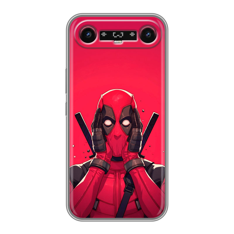 Силиконовый чехол на Tecno Camon Slim с принтом Дедпул Deadpool Силиконовый чехол на Tecno Camon Slim с принтом Дедпул Deadpool