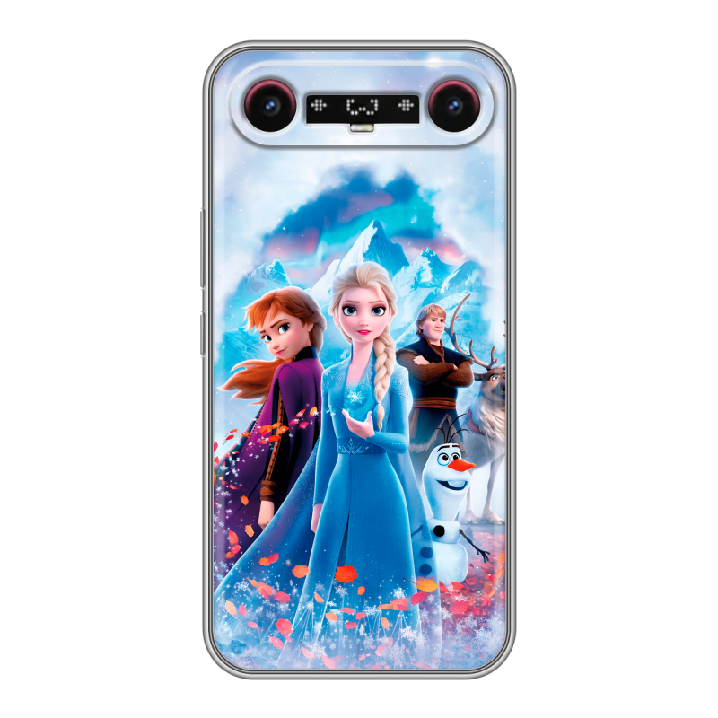 Силиконовый чехол на Tecno Camon Slim с принтом Холодное сердце Frozen Силиконовый чехол на Tecno Camon Slim с принтом Холодное сердце Frozen