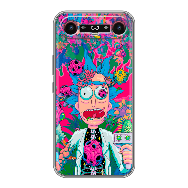Силиконовый чехол на Tecno Camon Slim с принтом Рик и Морти Rick Morty Силиконовый чехол на Tecno Camon Slim с принтом Рик и Морти Rick Morty