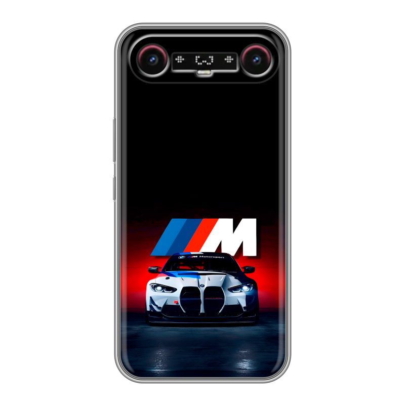 Силиконовый чехол на Tecno Camon Slim с принтом БМВ BMW Силиконовый чехол на Tecno Camon Slim с принтом БМВ BMW