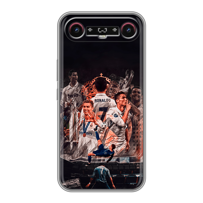 Силиконовый чехол на Tecno Camon Slim с принтом Реал Роналдо Real Ronaldo Силиконовый чехол на Tecno Camon Slim с принтом Реал Роналдо Real Ronaldo