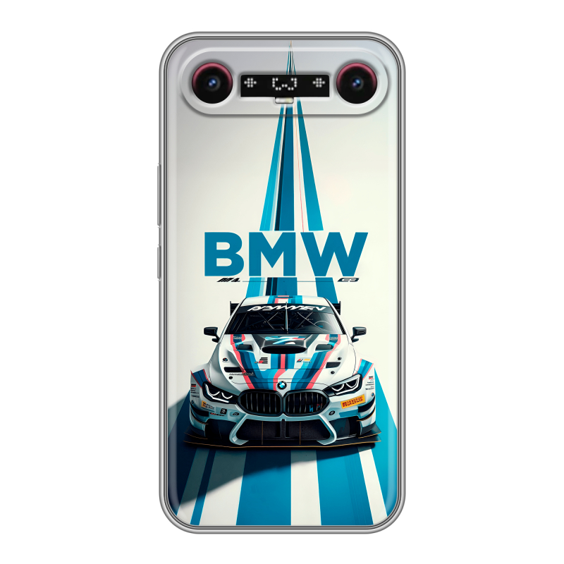 Силиконовый чехол на Tecno Camon Slim с принтом БМВ BMW Силиконовый чехол на Tecno Camon Slim с принтом БМВ BMW